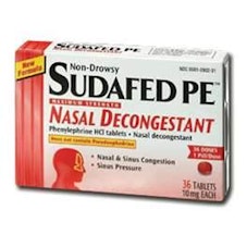 Sudafed Non-Drowsy PE Nasal Decongestant
